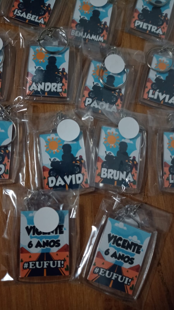 Chaveiro Acrílico Personalizado